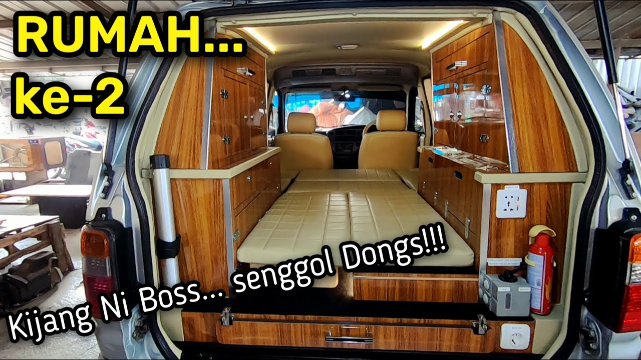 GOKiL!!! MAU TIDUR di CAMPERVAN??? Kijang Kapsul Disulap Jadi Rumah Berjalan di Rindu Technic KEREN