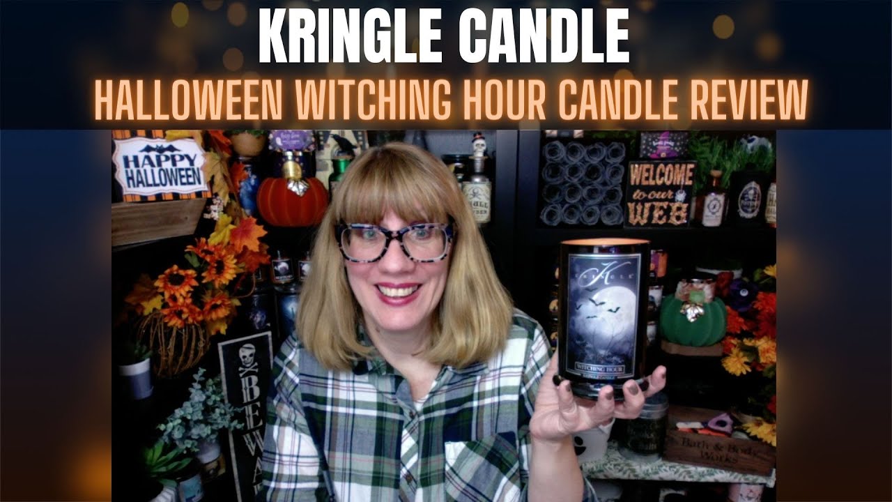 KRINGLE CANDLE Halloween Witching Hour Candle Review