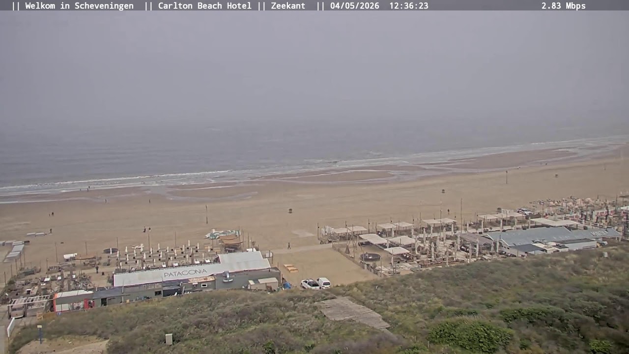 Live Scheveningen Noord Boulevard en Beach Camera