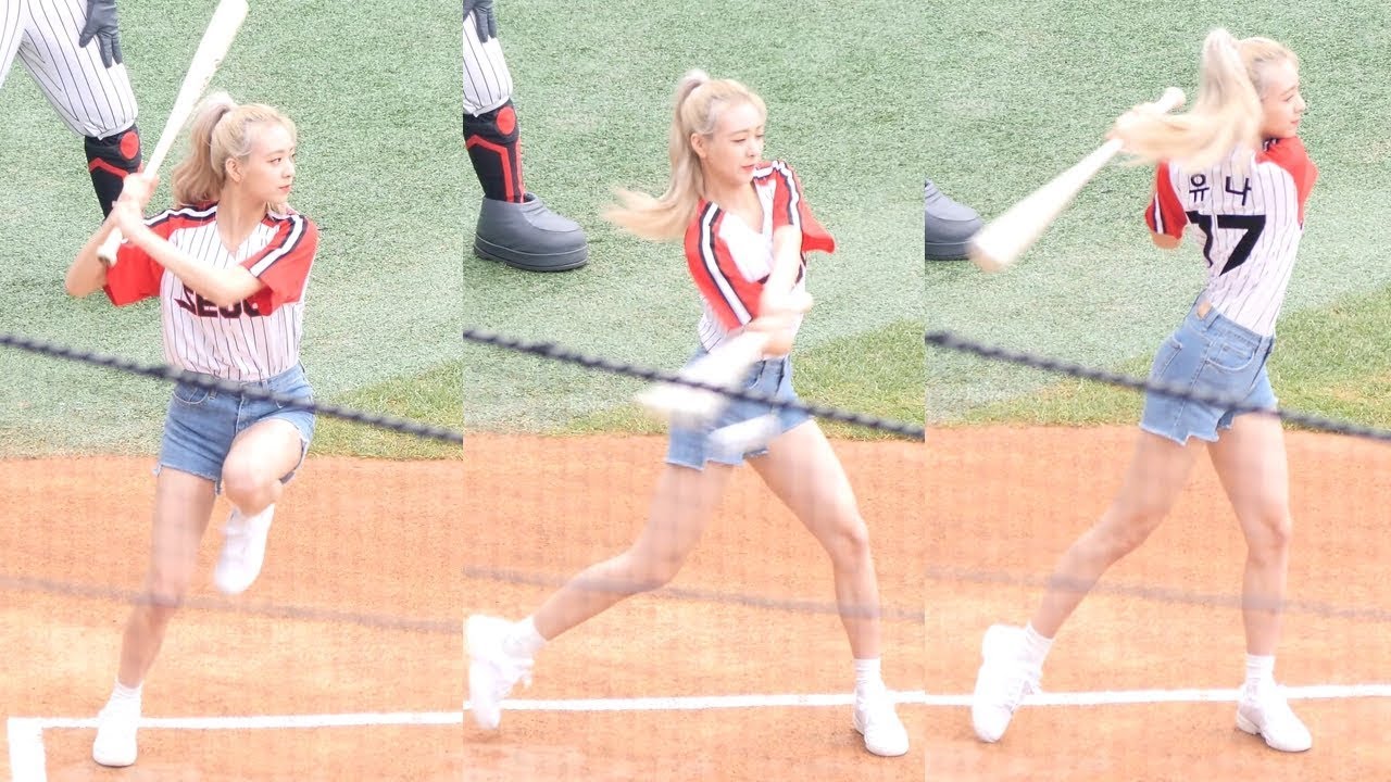 190908 있지 유나 ITZY YUNA 프로야구 시타 직캠 by Spinel