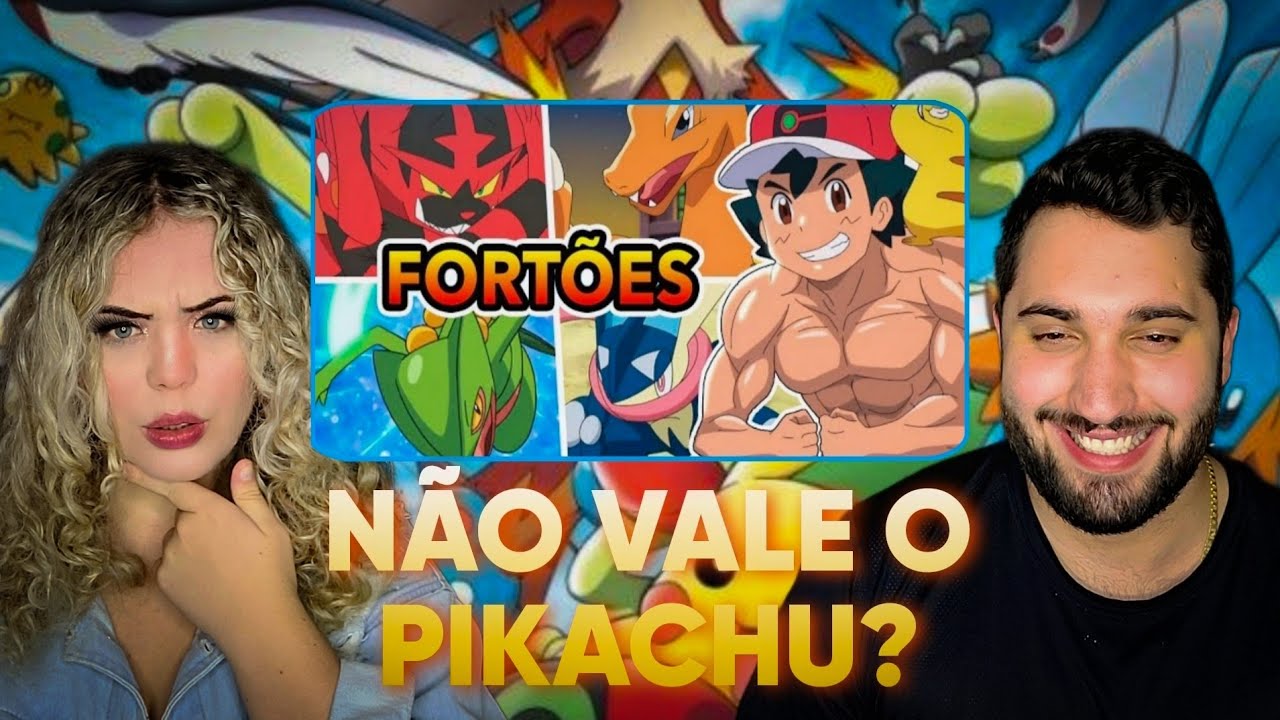 QUAL MAIS FORTE POKÉMON DO ASH EM CADA GERAÇÃO ?? [React Casal]