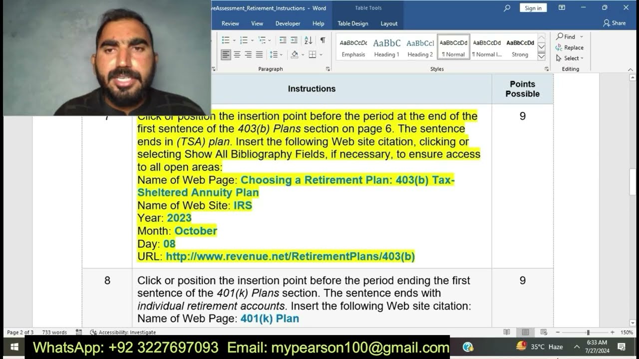 Exp22_Word_Ch04_CumulativeAssessment_Retirement | Word Chapter 4 Cumulative Assessment – Retirement