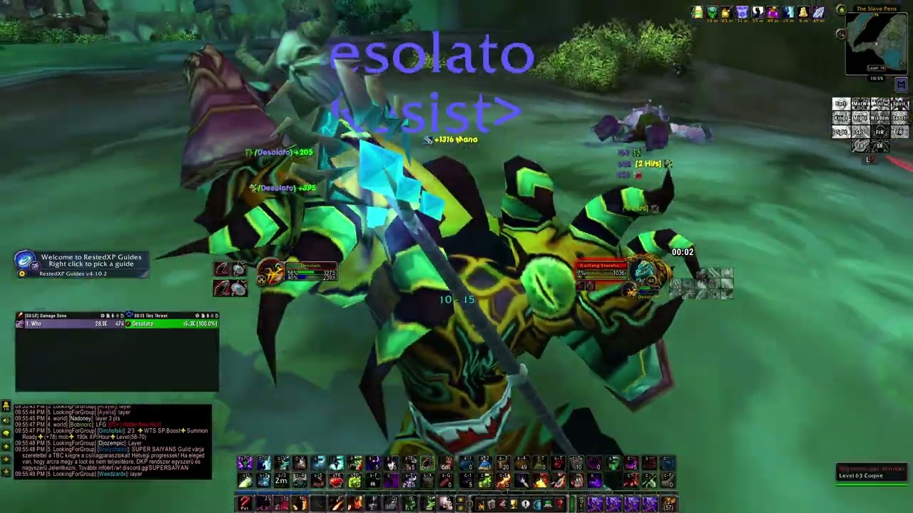 Slave Pens Solo Warlock Levelling TBC anniversary