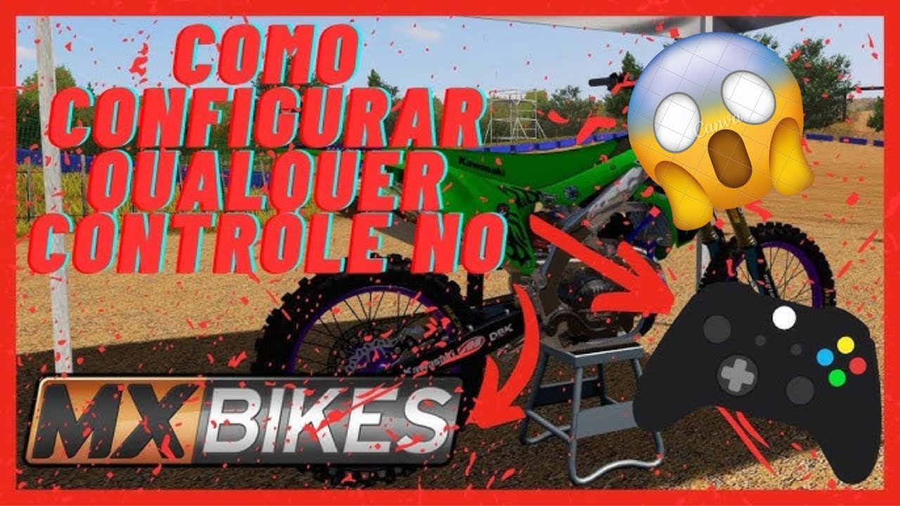 Como jogar Mx bikes no controle pelo pc rapido e facil!