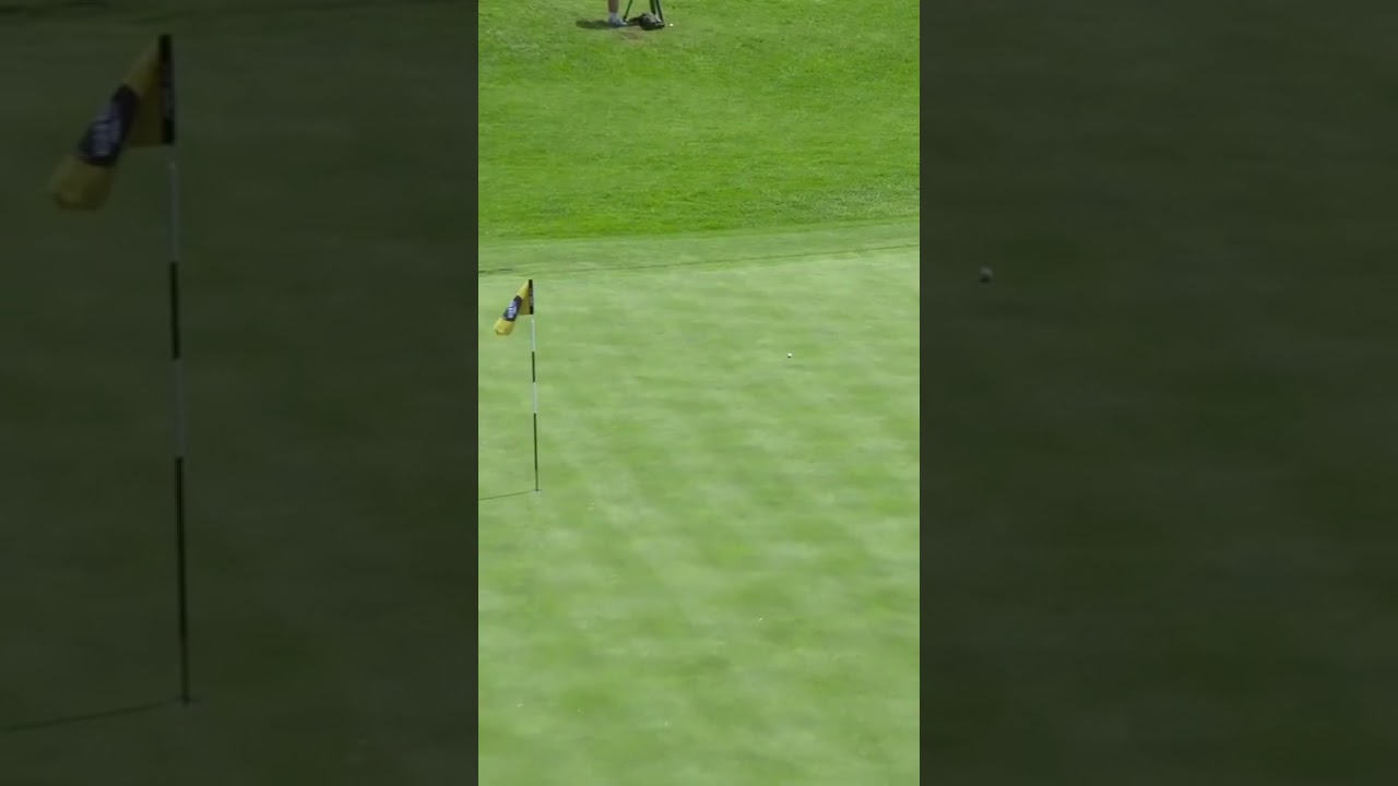 DJ hits the flag from the tee! 😳 | #LIVGolfSouthAfrica