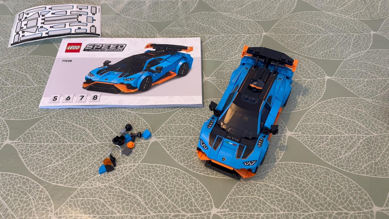 Lego SpeedChampions 77238 Part 2 Lamborghini Huracan STO SpeedBuild