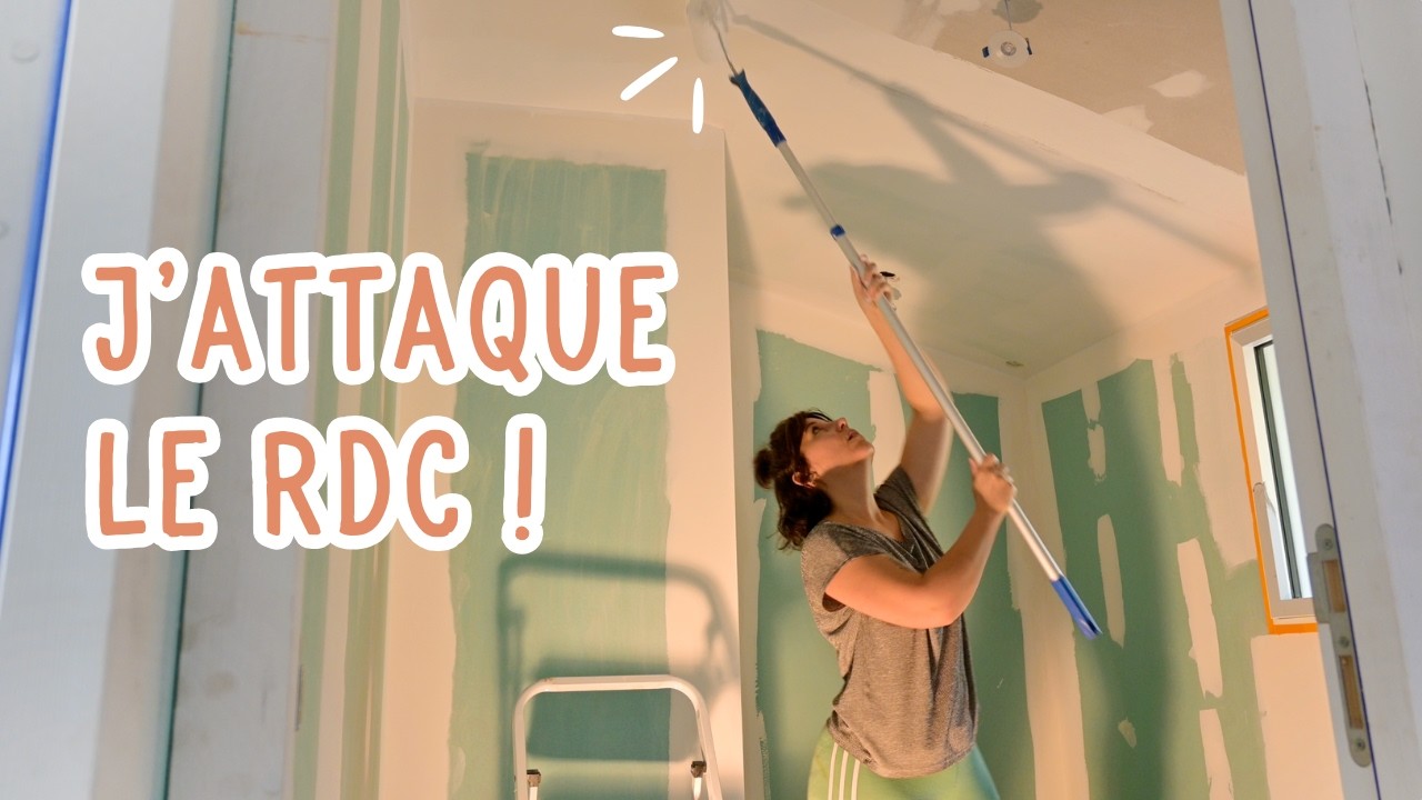 PEINTURE, PLAFOND GALÈRE & … CHAUVE-SOURIS 🦇 RÉNOVATION SANS FILTRE #17