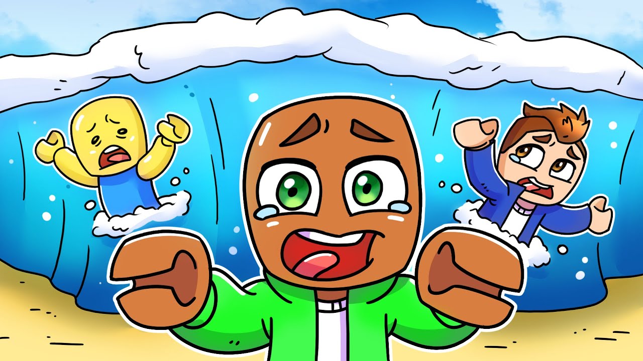 Sobrevivo al TSUNAMI de NIVEL MÁXIMO! (Desastres Naturales Roblox)