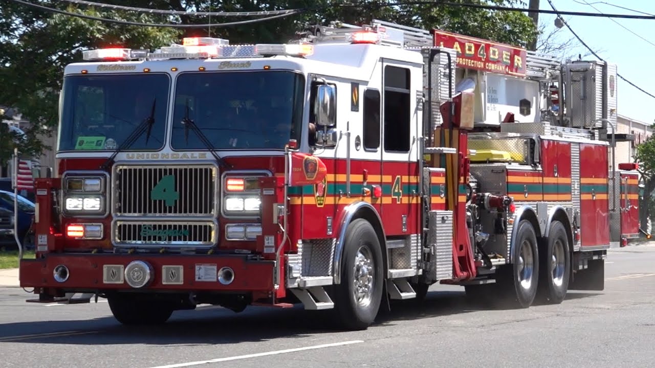 Uniondale Fire Department Chief 7502 & Tower Ladder 754 Responding 6/15/24