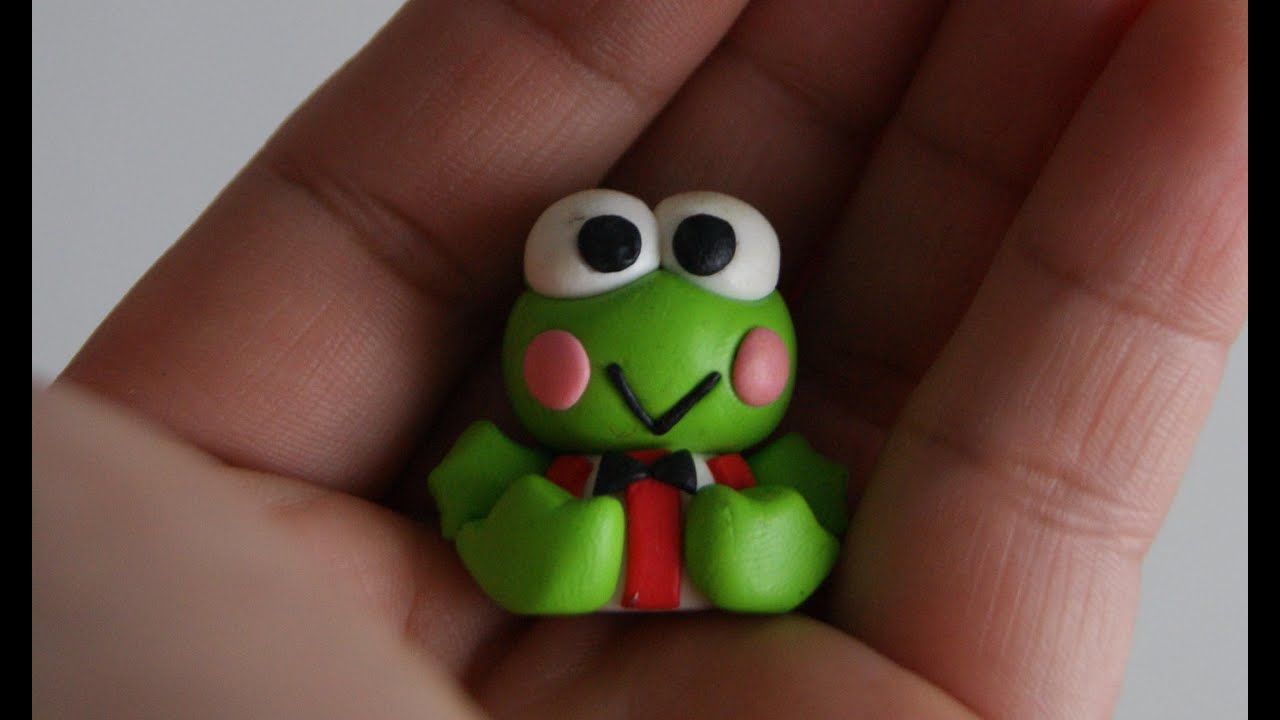 Kero Keroppi: Polymer Clay