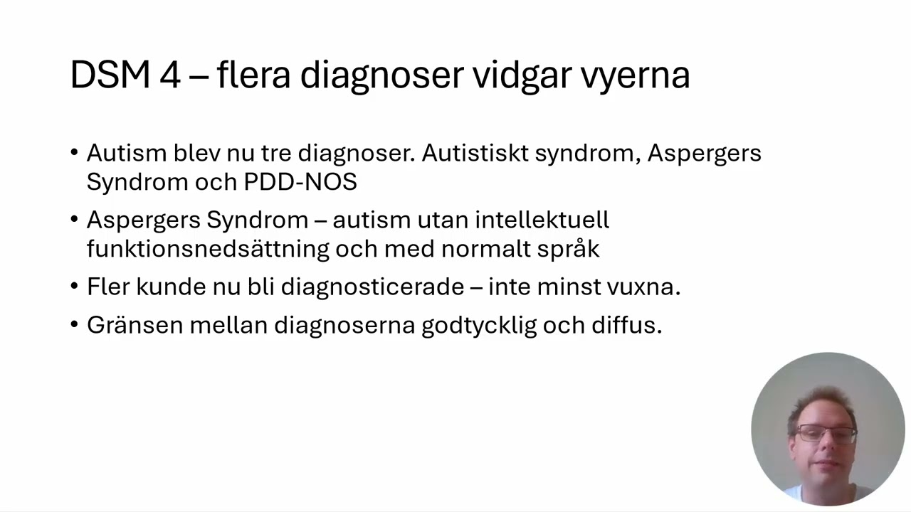 Autism enligt diagnoskriterierna