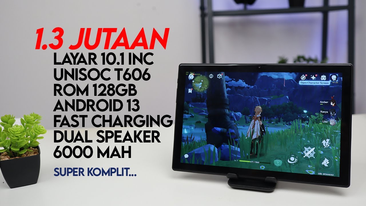 Tablet Murah Kuat Gaming ! Layar 10.1 | Baterai AWET | ROM 128GB | Cuma 1.3 JUTA!