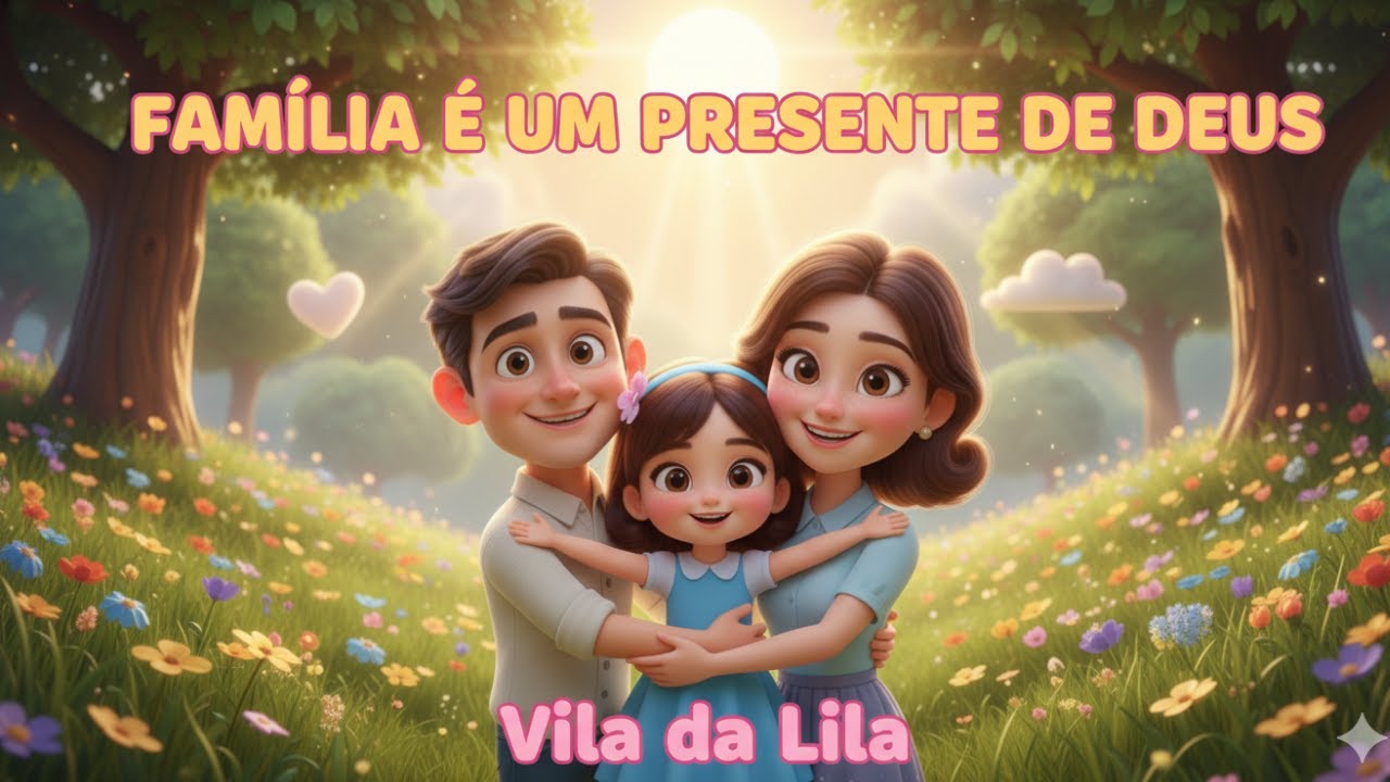 O Amor Que Vem dos Céus! 🎶 Canção para Famílias e Crianças | Vila da Lila