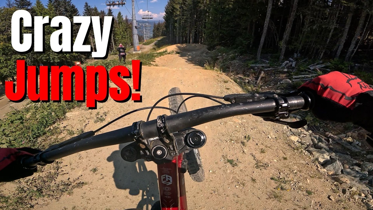 Full Speed A-Line Run at Whistler Bike Park!
