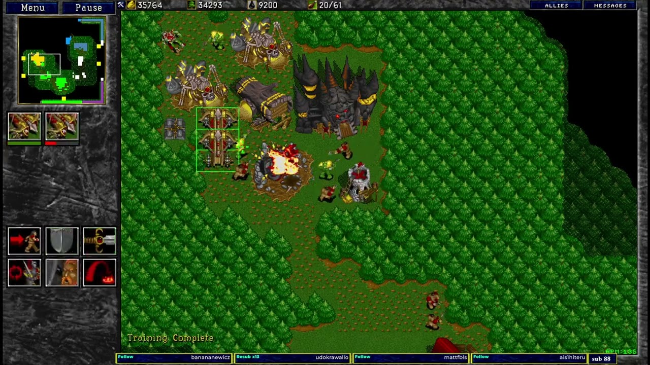Warcraft 2 Mini Chop Farms 3v3