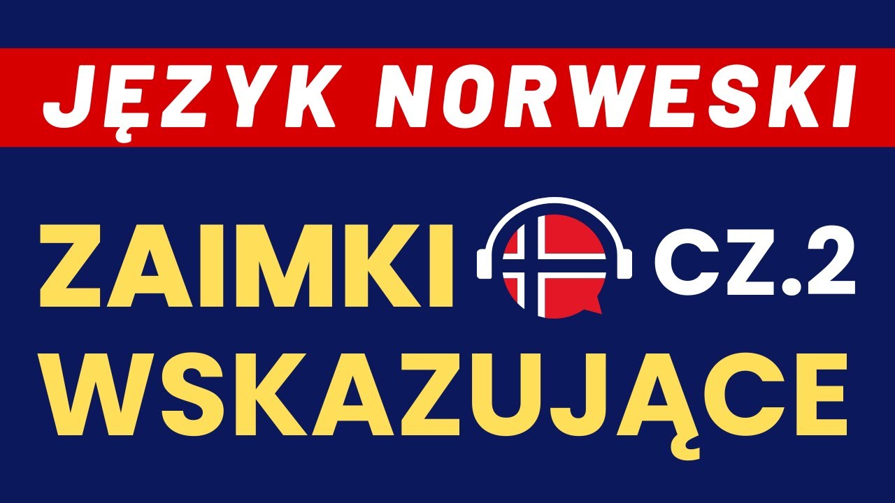 🇳🇴Język norweski: Zaimki wskazujące cz.2 - liczba mnoga | www.dogadajsie.com
