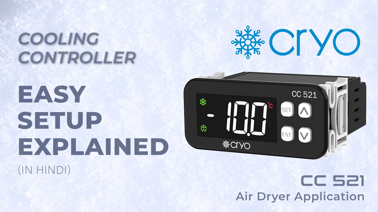 CRYO Controller for Air Dryer | Wiring & Parameter Setup Guide - CC-521