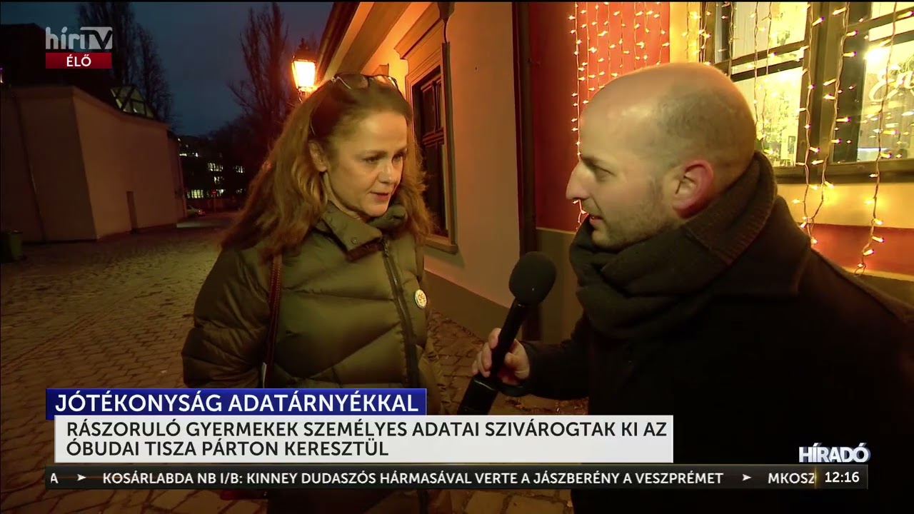 Rászoruló gyermekek személyes adatai szivárogtak ki az óbudai Tisza Párton keresztül - HírTV
