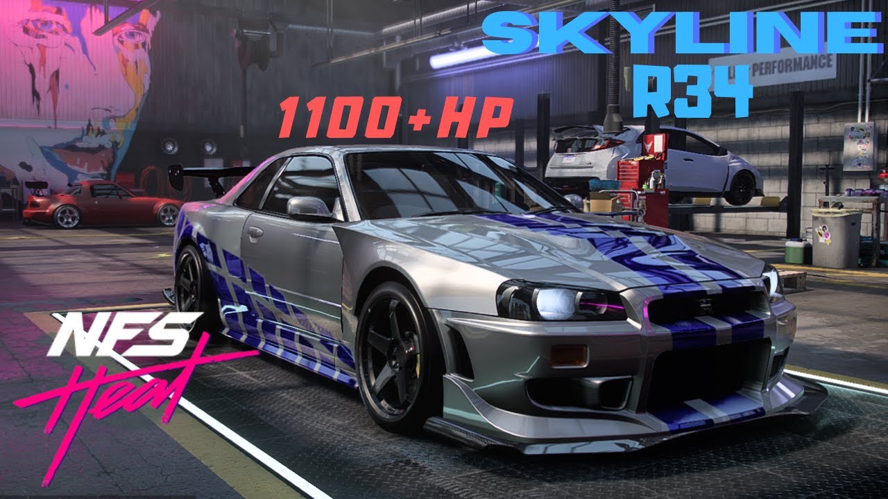 MAX BUILD | Need For Speed Heat  | SKYLINE GTR R34