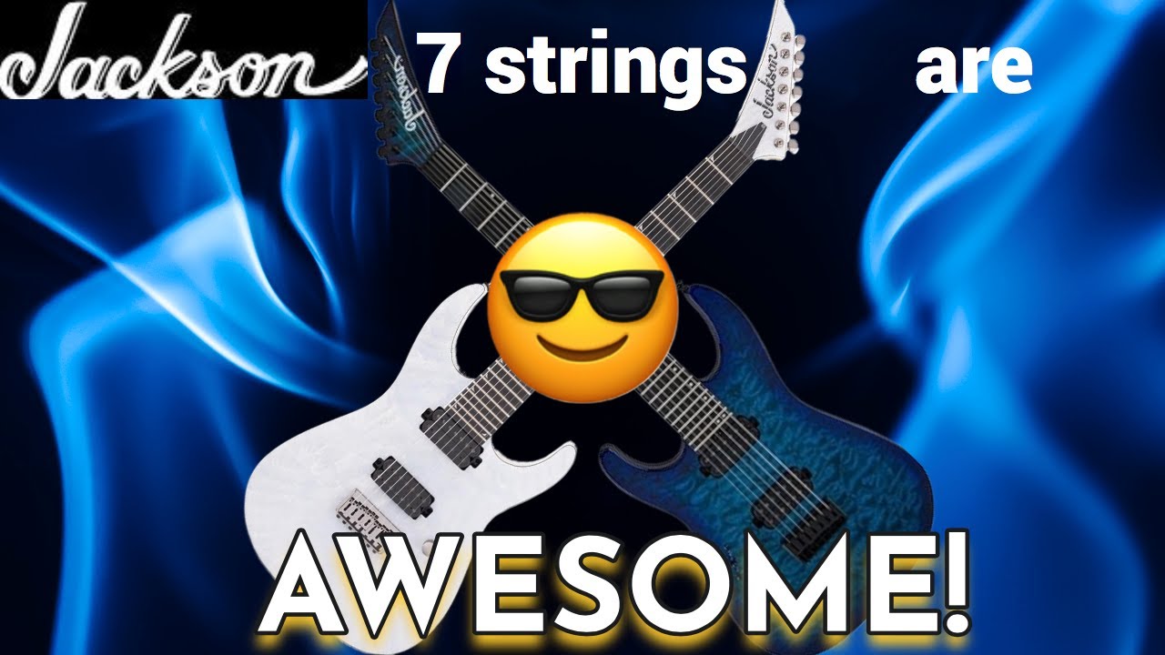 Dual 7 string Guitar Review. Jackson DK7Q HT Chlorine Burst. Jackson SL7A MAH HT Unicorn White.