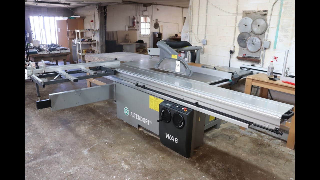 Altendorf  WA8 Sliding Table Saw Lot 45