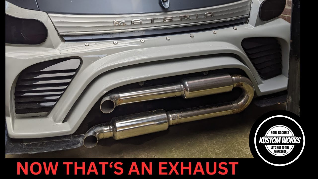 A Crazy Exhaust & another Custom Part Completed