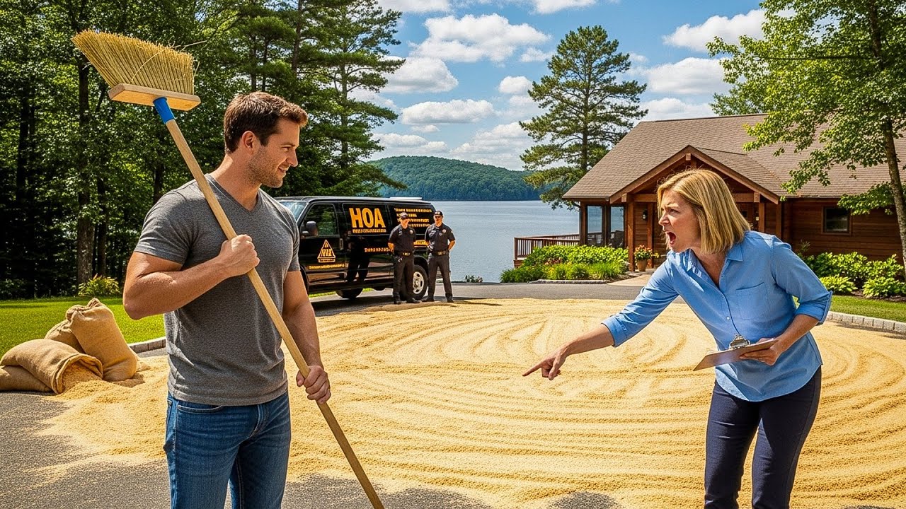 Karen Complained My Driveway Was Too Shiny After I Sealed It, So I Covered It in Sawdust!