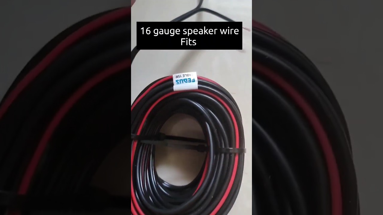 Fedus 16 Gauge Speaker Wire 15M Unboxing Video | #shorts