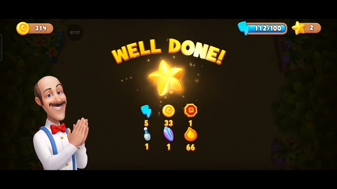 GARDEN SCAPES LEVEL 3839/3840 COMPLETED / MOBILE GAME ASMR 