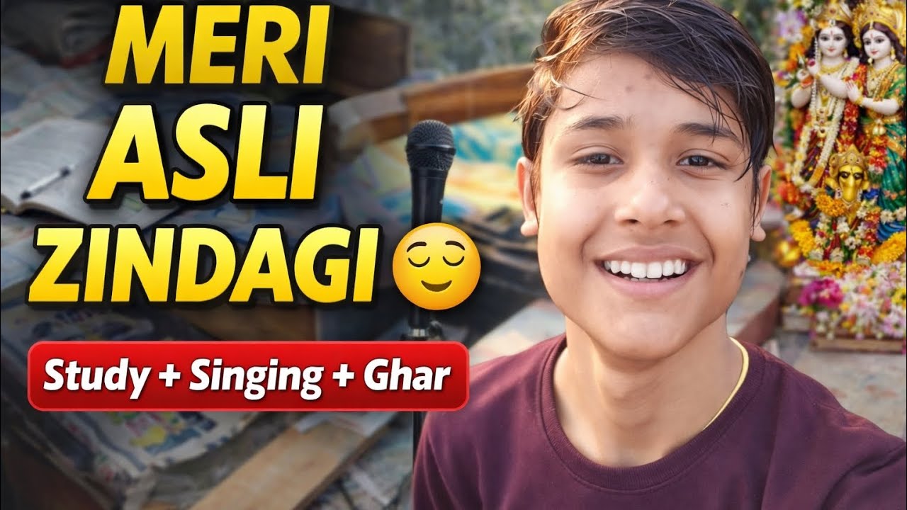 Ye Hai Meri Asli Zindagi 😌 | Ghar, Padhai aur Dil Se singing #viral#vlog#trending#reallife#youtube