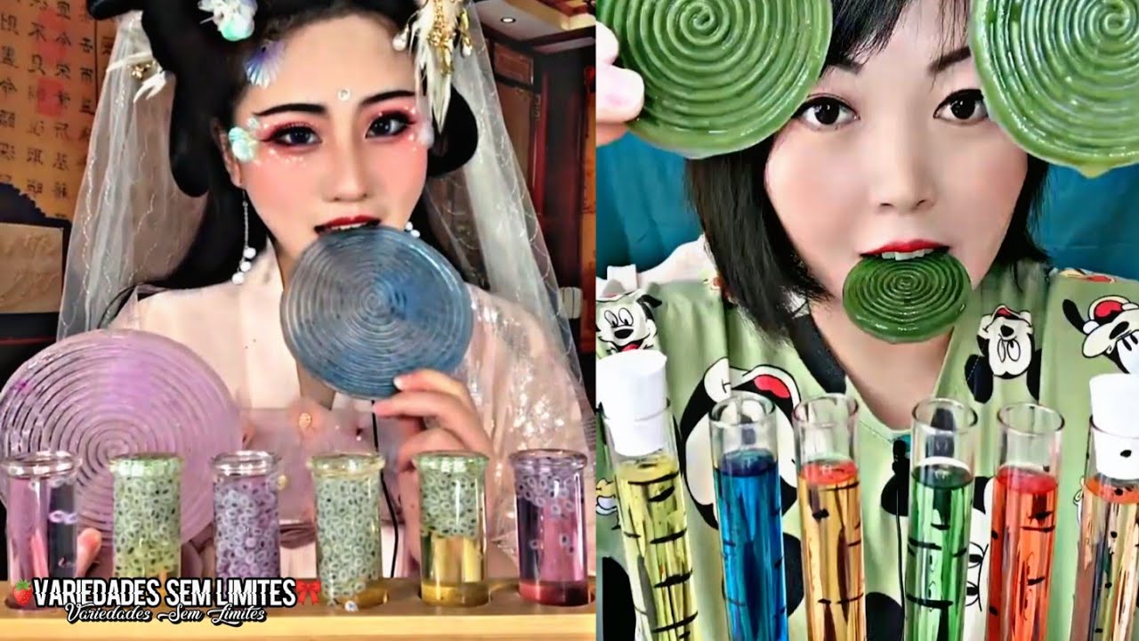 OS MELHORES VÍDEOS DE ASIÁTICOS COMENDO GELO | EATING ICE ASMR ❄️