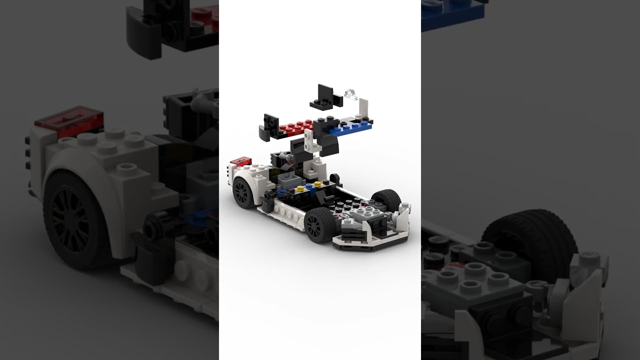Lego Audi R8 animated build Moc by Alex_Qwerty on Rebrickable #lego #r8 #audi  #car