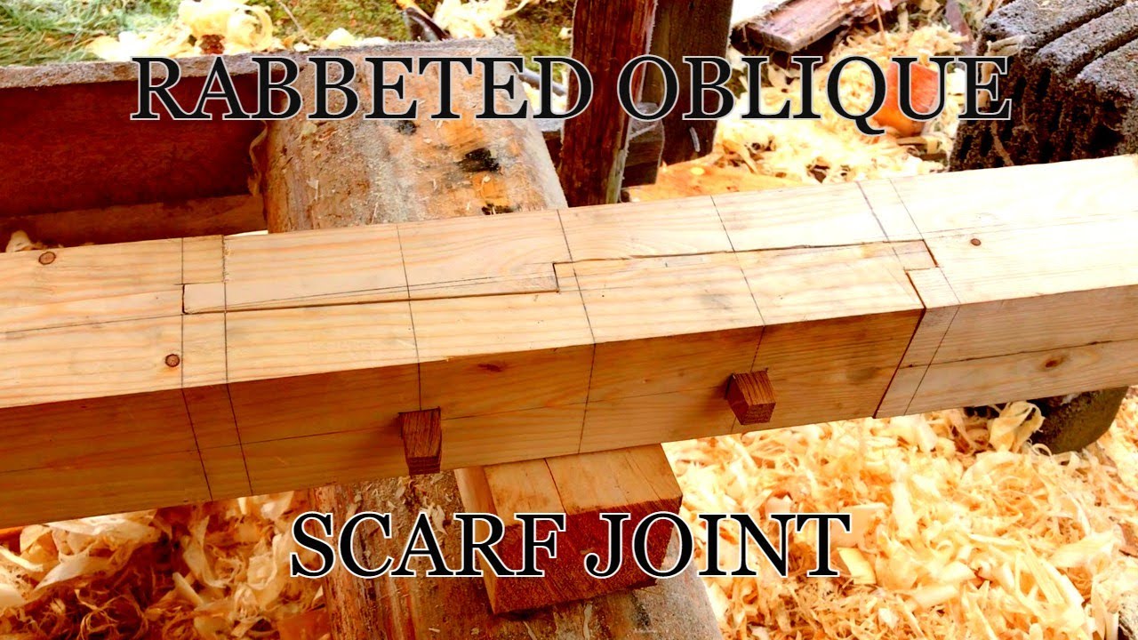 Rabbeted Oblique Scarf Joint - 'Okkake Daisen Tsugi'