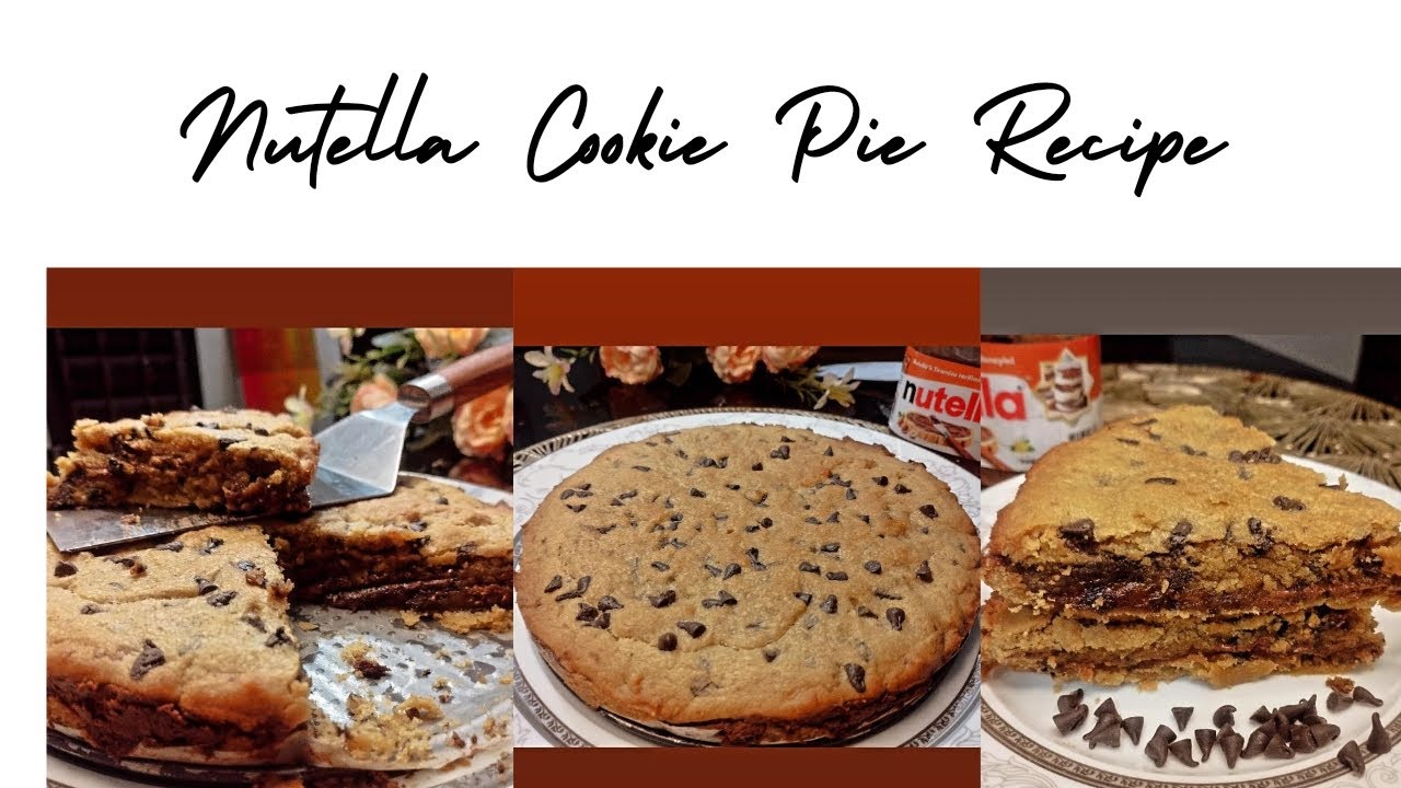 Delicious Nutella Cookie Pie Recipe 🍪