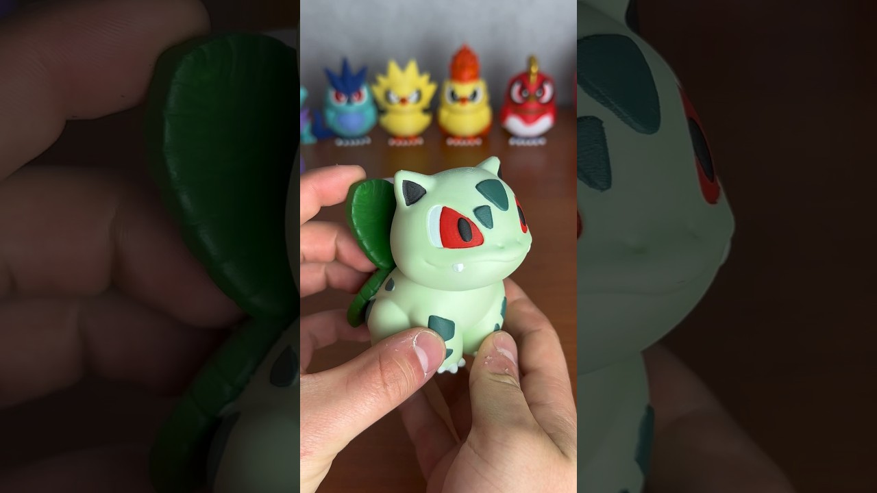 Herbizarre en 3D #shorts #ivysaur #pokemon
