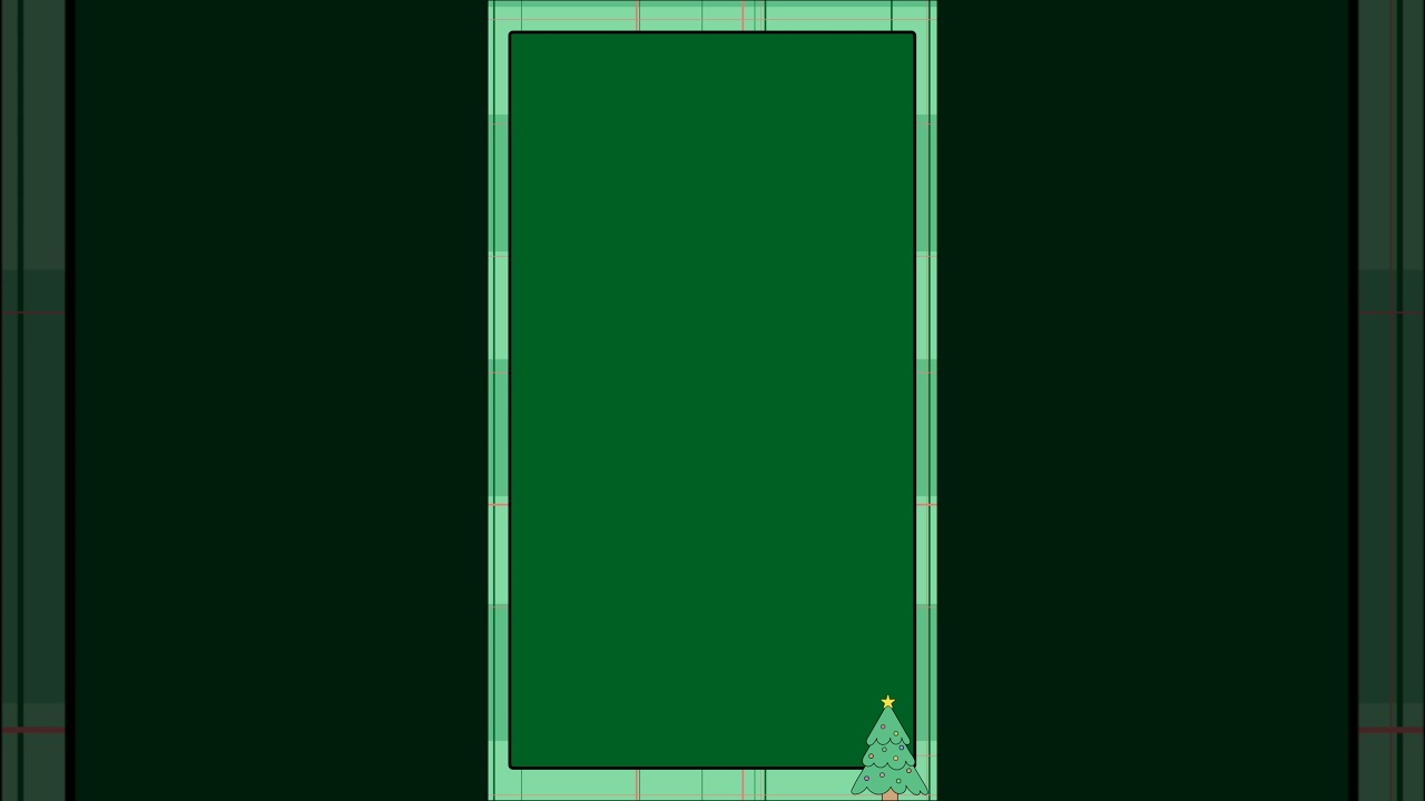 Christmas Tree Green Screen Video Templet, Christmas Day Templet, Photo and Video Frame Templet