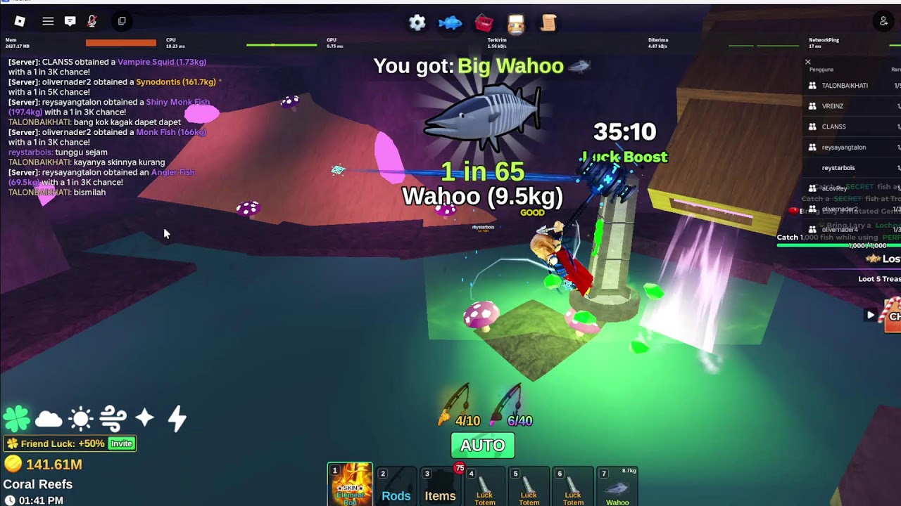 OTW DIAMOND ROD CARI SECRET DI CORAL REEF ‼️