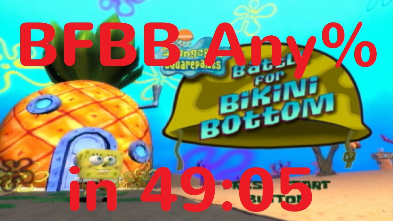 SpongeBob SquarePants: Battle for Bikini Bottom Any% speedrun in 49:05