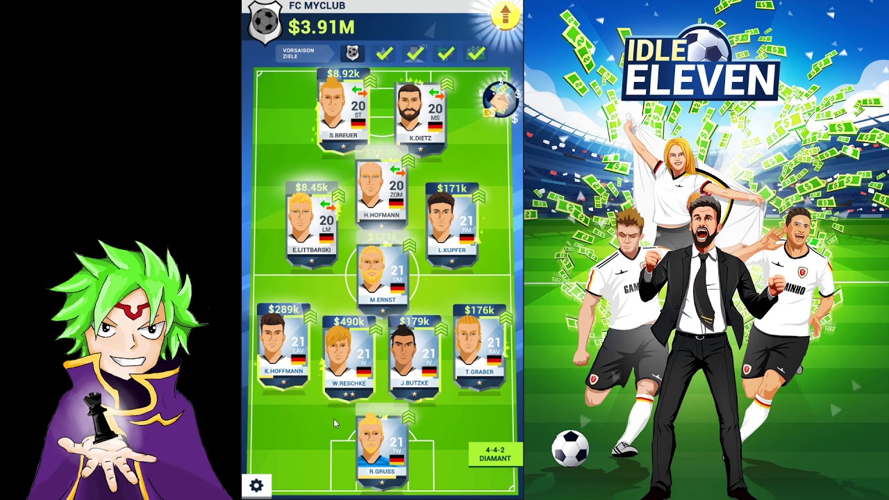 Wir werden Fußballmillionär! ⚽ Idle Eleven 🎮 angezockt