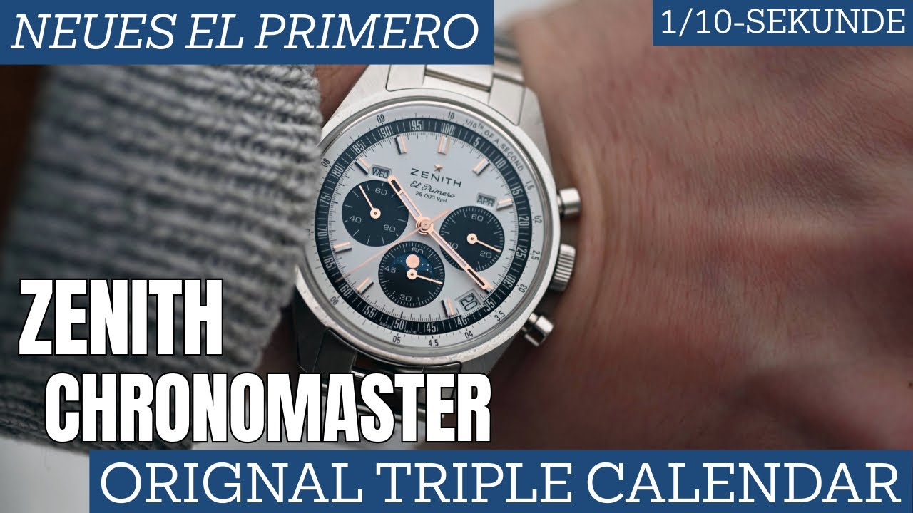 Neuer Chronograph kann ALLES! | Zenith Chronomaster Original Triple Calendar