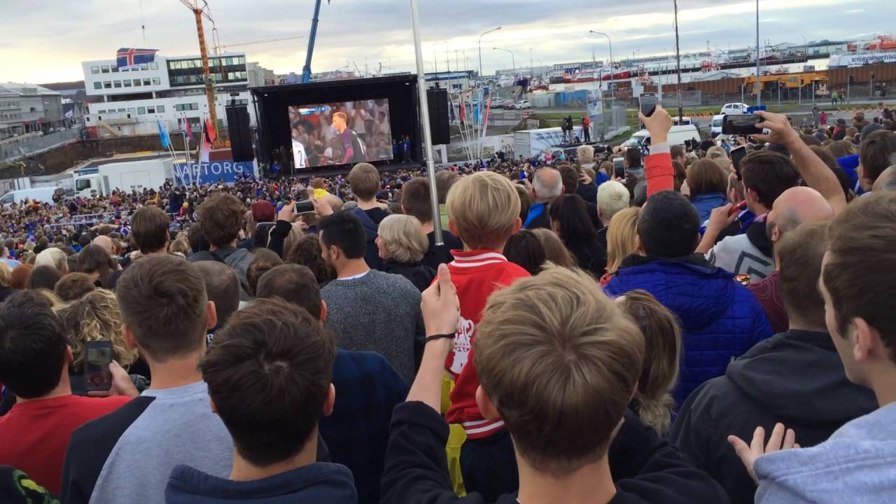 England 1-2 Iceland: reaction at final whistle in Reykjavik