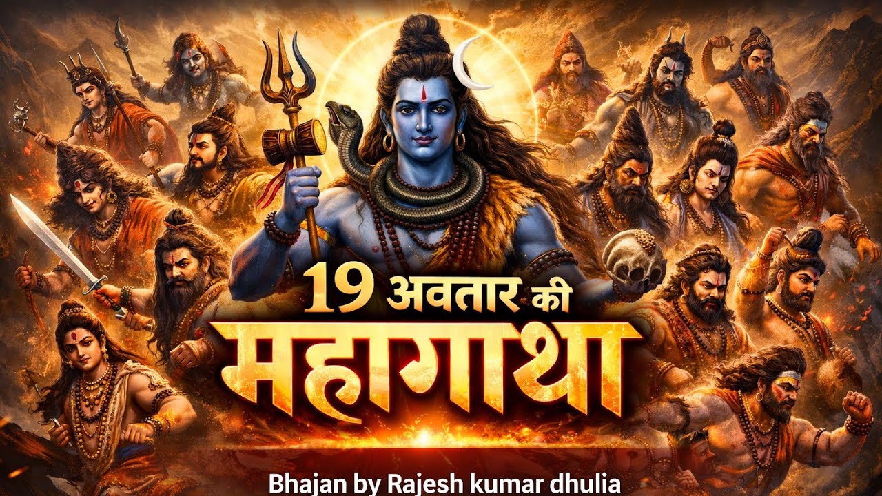 19 अवतार की महागाथा | शिव के 19 रूपों की दिव्य कथा | Mahadev Bhajan 2026 | Rajesh Kumar Dhulia