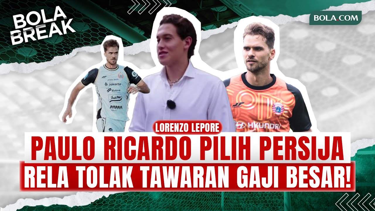 EKSKLUSIF! Jurnalis Italia Bongkar Alasan Paulo Ricardo Hijrah ke Persija Jakarta