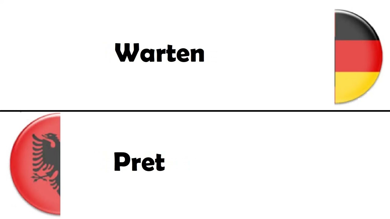Gjermanisht A1-A2 Fjalet me te shpeshta