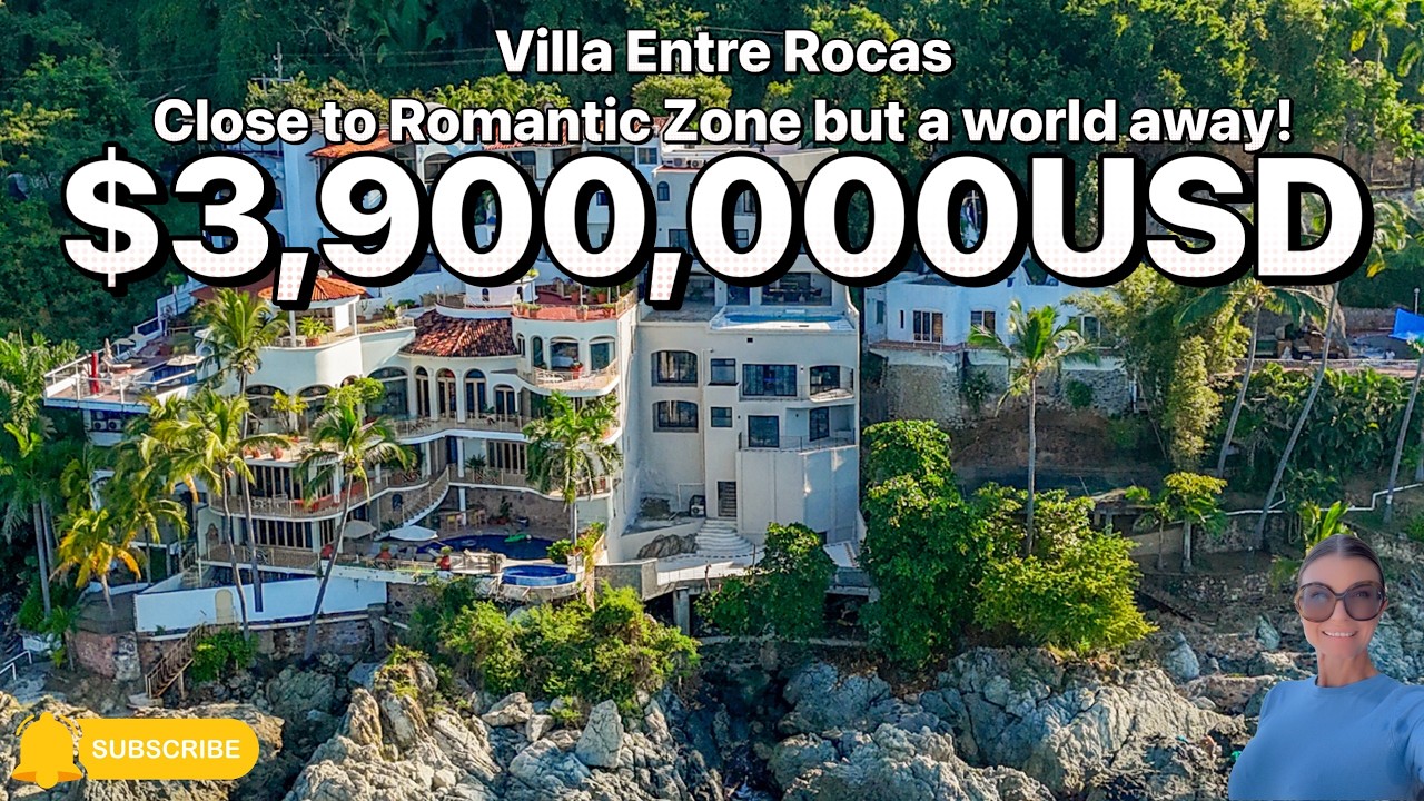 Puerto Vallarta's newest oceanfront villa to hit the market, Villa Entre Rocas - $3,900,000USD
