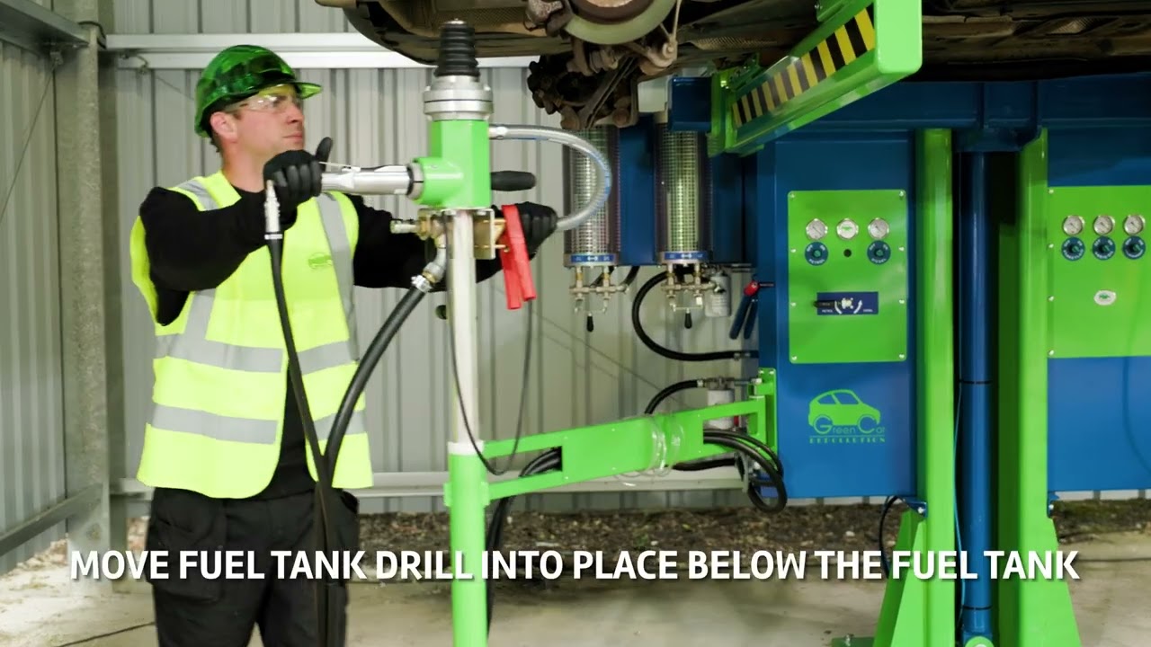 All In One&trade; Powerlift&trade; ELV Depollution & Dismantling System - How To | Vehicle Recycling Equipment