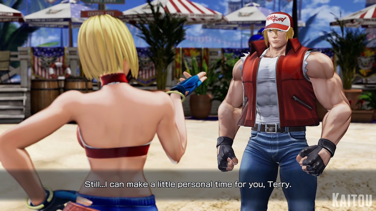 Blue Mary and Terry Bogard FLIRT With Each Other | King of Fighters XV 