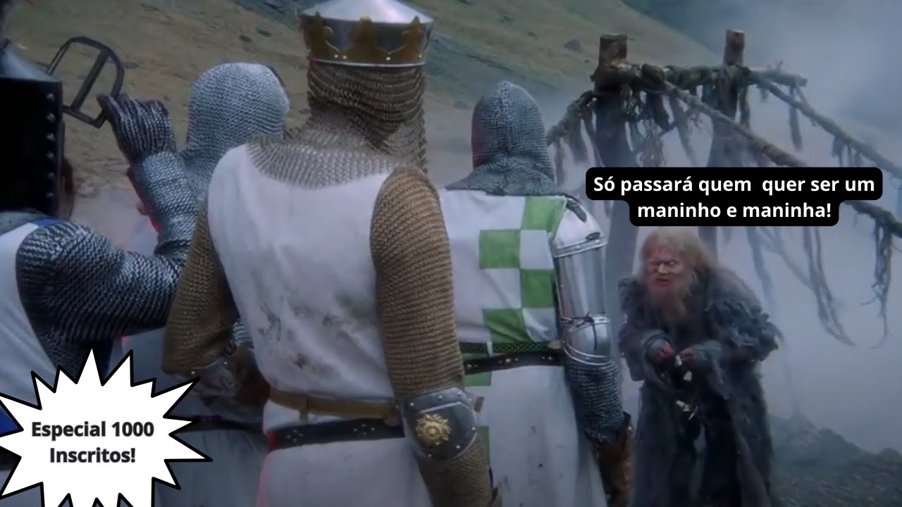 A PEDRADA SOBRE A PONTE! (Filme Monty Python em Busca do Cálice Sagrado)