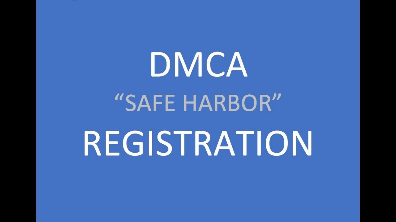 How to Designate a DMCA agent for 