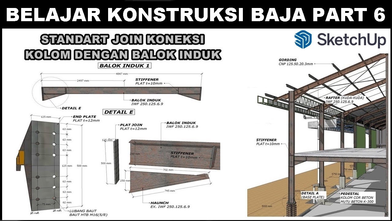 STANDARISASI JOIN KONEKSI BALOK INDUK DENGAN KOLOM